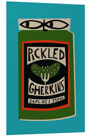 PVC print Pickled Gherkins