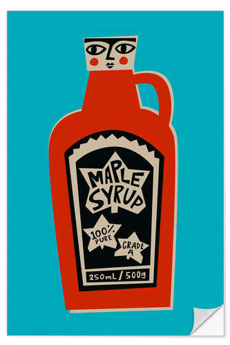 Wandsticker Maple Syrup