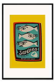 Gerahmter Kunstdruck Sardines