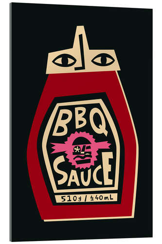 Quadro em acrílico BBQ Sauce