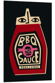 Tableau en aluminium BBQ Sauce