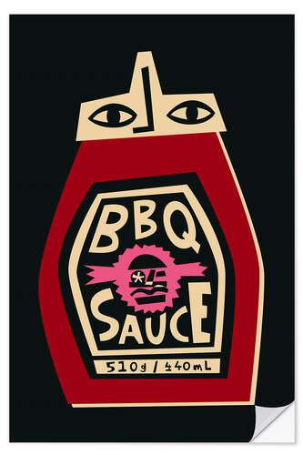 Vinilo para la pared BBQ Sauce