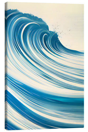 Quadro em tela Japanese Ocean Wave