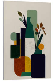 Magnettafel Stillleben mit Flasche