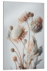 Gallery print Pastel colored dried flowers