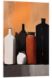 Acrylic print Still Life With Big Bottles