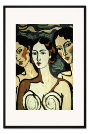 Gerahmter Kunstdruck Die Seelenschwestern