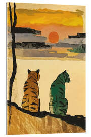 Gallery print Resting Tigers
