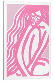 Magnettafel Die Stille in Rosa