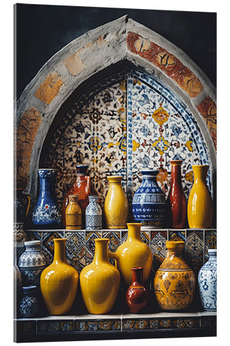 Tableau en verre acrylique Moroccan Still Life VI