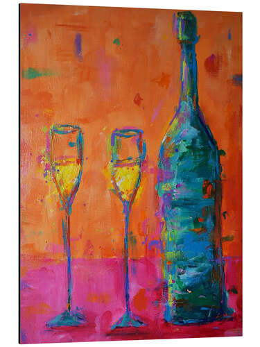 Aluminium print Prosecco