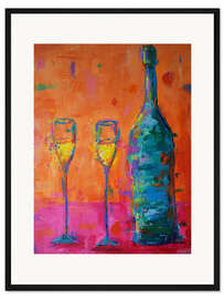 Gerahmter Kunstdruck Prosecco