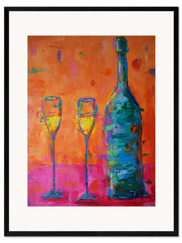 Impresión de arte enmarcada Prosecco