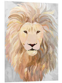 Foam board print Golden Lion Portrait