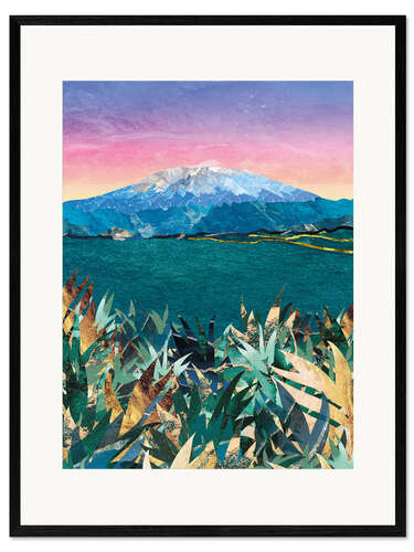 Impression artistique encadrée Savanna Sunset