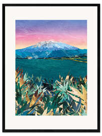 Impression artistique encadrée Savanna Sunset