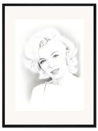 Gerahmter Kunstdruck Marilyn Monroe II