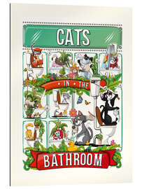 Gallery print Cats in the Bathroom