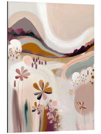 Magnettafel Bunte Blumenhügel