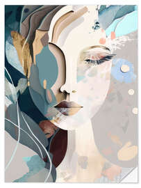 Wall sticker Abstract Portrait of a Woman