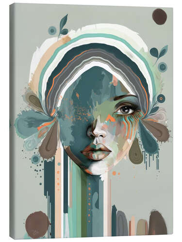 Canvastavla Blaire, Abstract Portrait