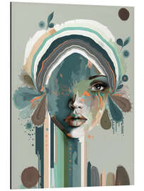 Magnettafel Blaire, Abstraktes Porträt