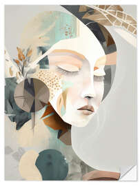 Wall sticker Cubist Elegance