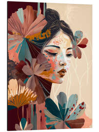 Magnettafel Grace, Blütenporträt