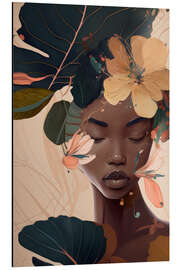 Magnettafel Safran, Liebe der Natur