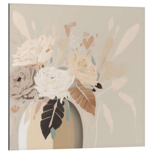 Tableau en aluminium Soft and Sweet Flowers