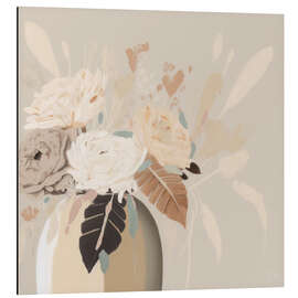 Tableau en aluminium Soft and Sweet Flowers