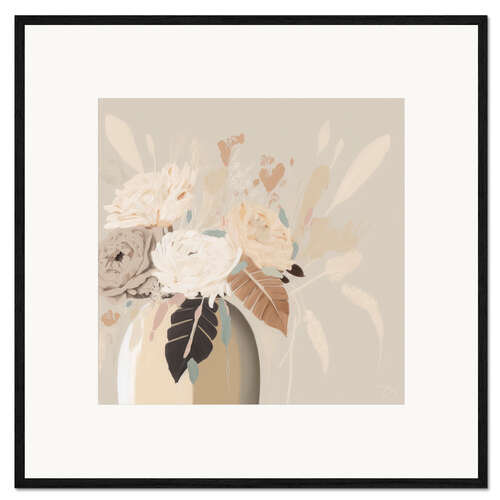Framed art print Soft and Sweet Flowers