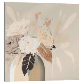Quadro em plexi-alumínio Soft and Sweet Flowers