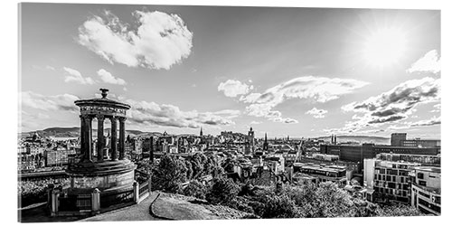 Acrylglasbild Calton Hill in Edinburgh - Schottland