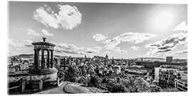 Acrylic print Calton Hill in Edinburgh - Scotland