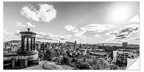 Wall sticker Calton Hill in Edinburgh - Scotland