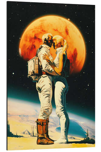 Aluminium print Intergalactic Love