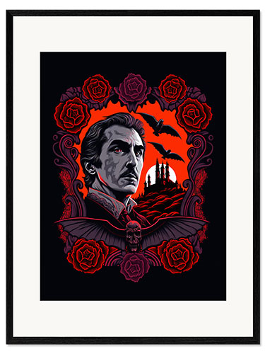 Plakat artystyczny premium w ramie Dracula