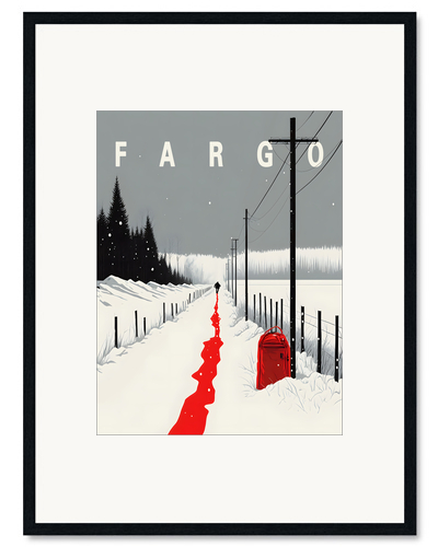 Impression artistique encadrée Fargo