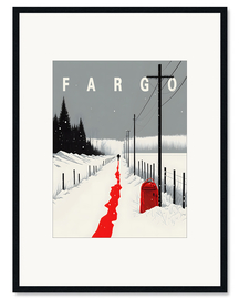 Impression artistique encadrée Fargo