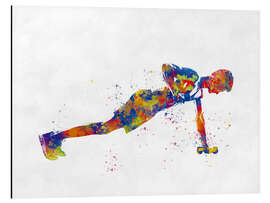 Magnettafel Fitness Übung