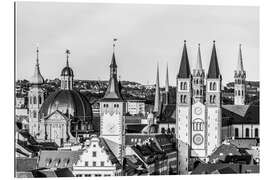 Galleriprint Old town of Wuerzburg in Franconia