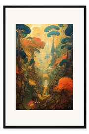 Gerahmter Kunstdruck Fantasy Land II