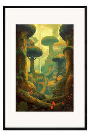 Gerahmter Kunstdruck Fantasy Land II