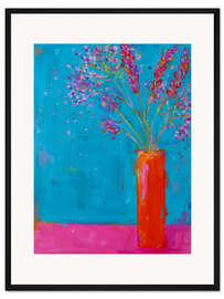 Gerahmter Kunstdruck Pink Flowers