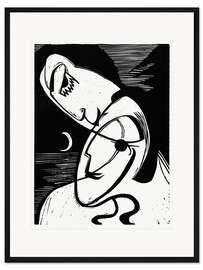 Gerahmter Kunstdruck The Kiss