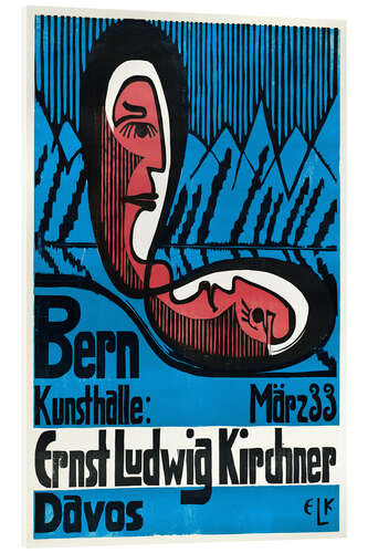 Acrylglasbild Kirchner Ausstellung, Kunsthalle Bern