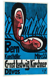 Foam board print Kirchner Exhibition, Kunsthalle Bern