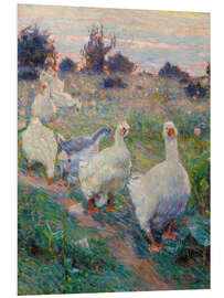 Foam board print Geese, 1913