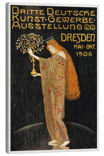 Canvas-taulu Third German Arts & Crafts Exhibition, 1906